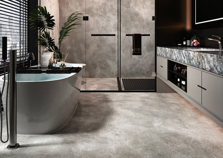 Warm contemporary interior